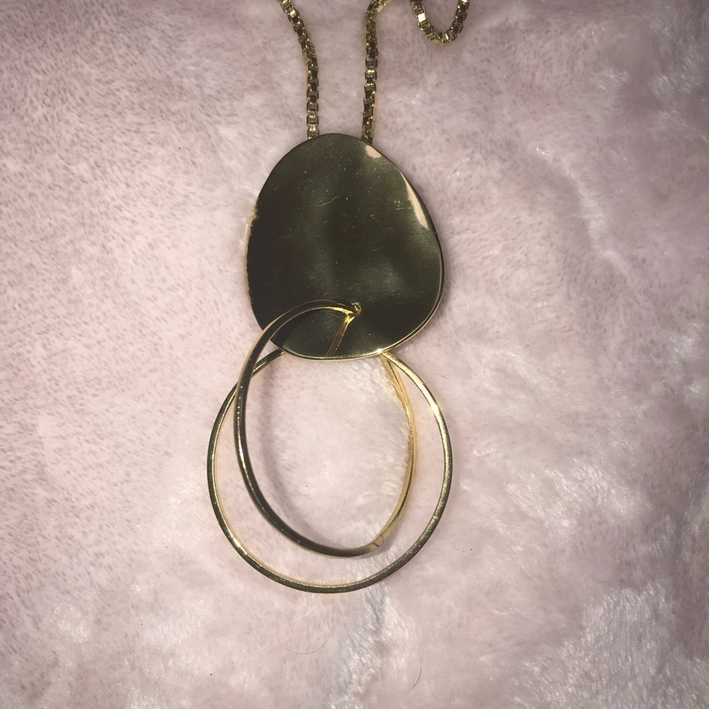 Vince Camuto Gold Statement Necklace New - Picture 4 of 12